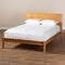 Baxton Studio Marana Modern Oak and Pine Finished Wood Queen Size Platform Bed 147-8083 - alternate 4